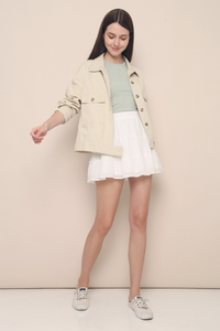 Liza Collared Jacket Oat