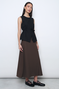 Mademoiselle Sleeveless Blouse Black