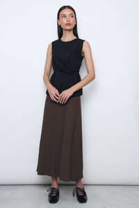 Mademoiselle Sleeveless Blouse Black