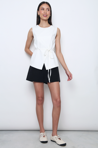 Mademoiselle Sleeveless Blouse Ivory