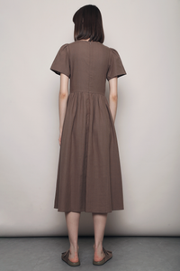 Maple Lane Midaxi Dress Cocoa