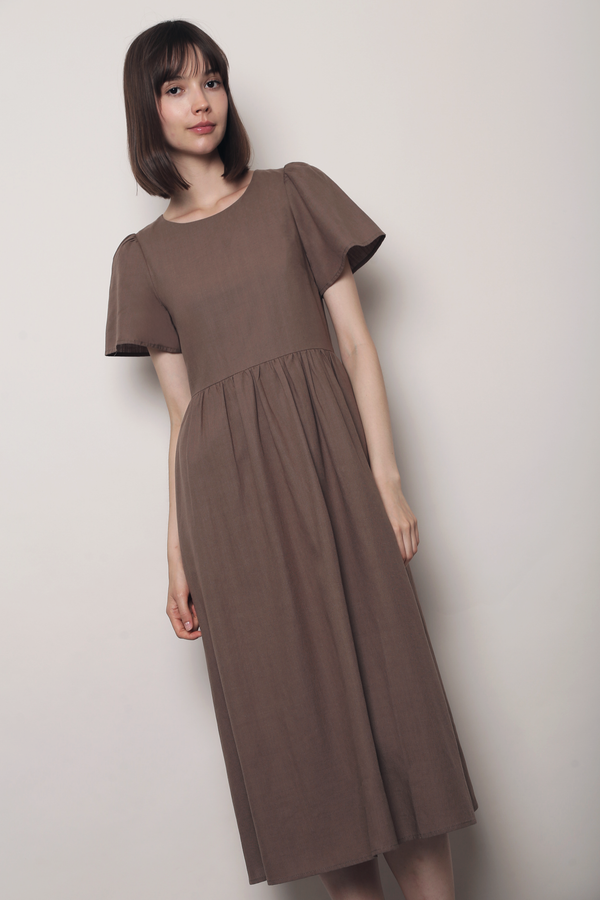 Maple Lane Midaxi Dress Cocoa