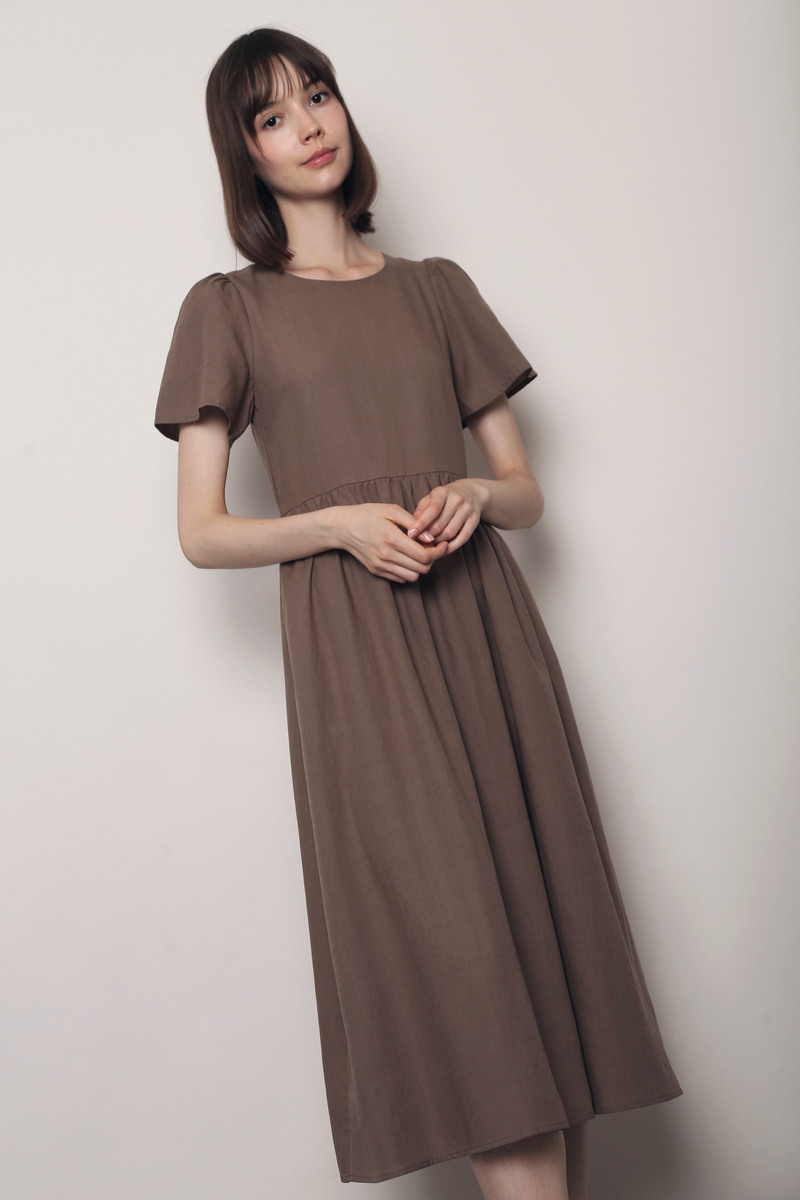 Maple Lane Midaxi Dress Cocoa