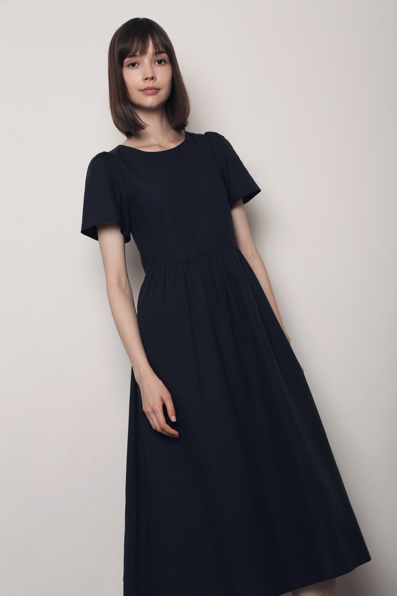 Maple Lane Midaxi Dress Navy