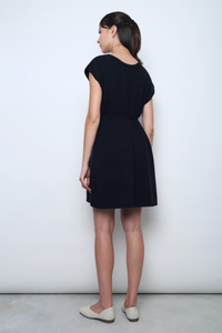 Marbella Scoop Knit Dress Navy
