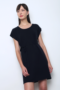 Marbella Scoop Knit Dress Navy