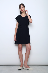 Marbella Scoop Knit Dress Navy
