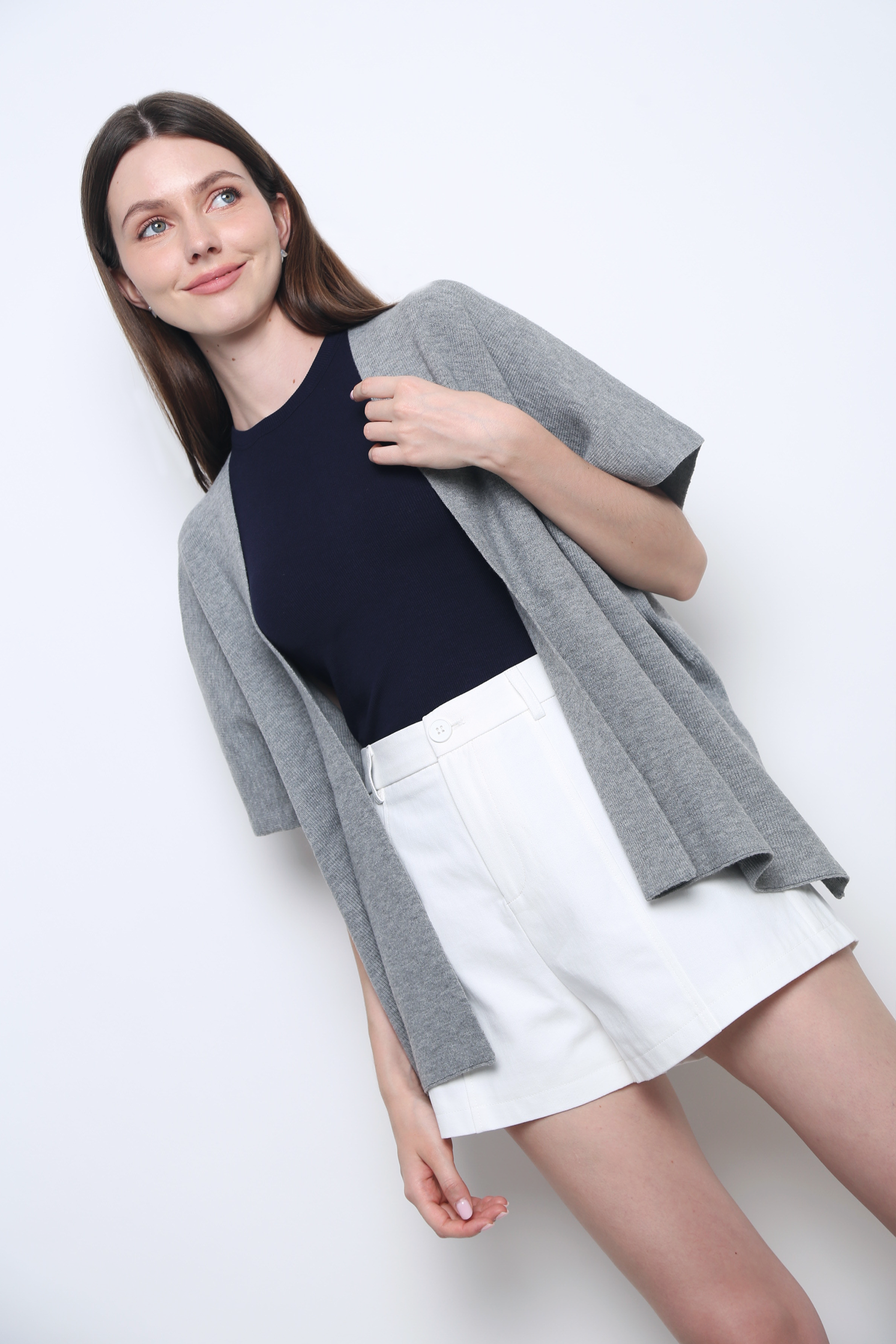 Chate Drape Cardigan Grey (Backorder)