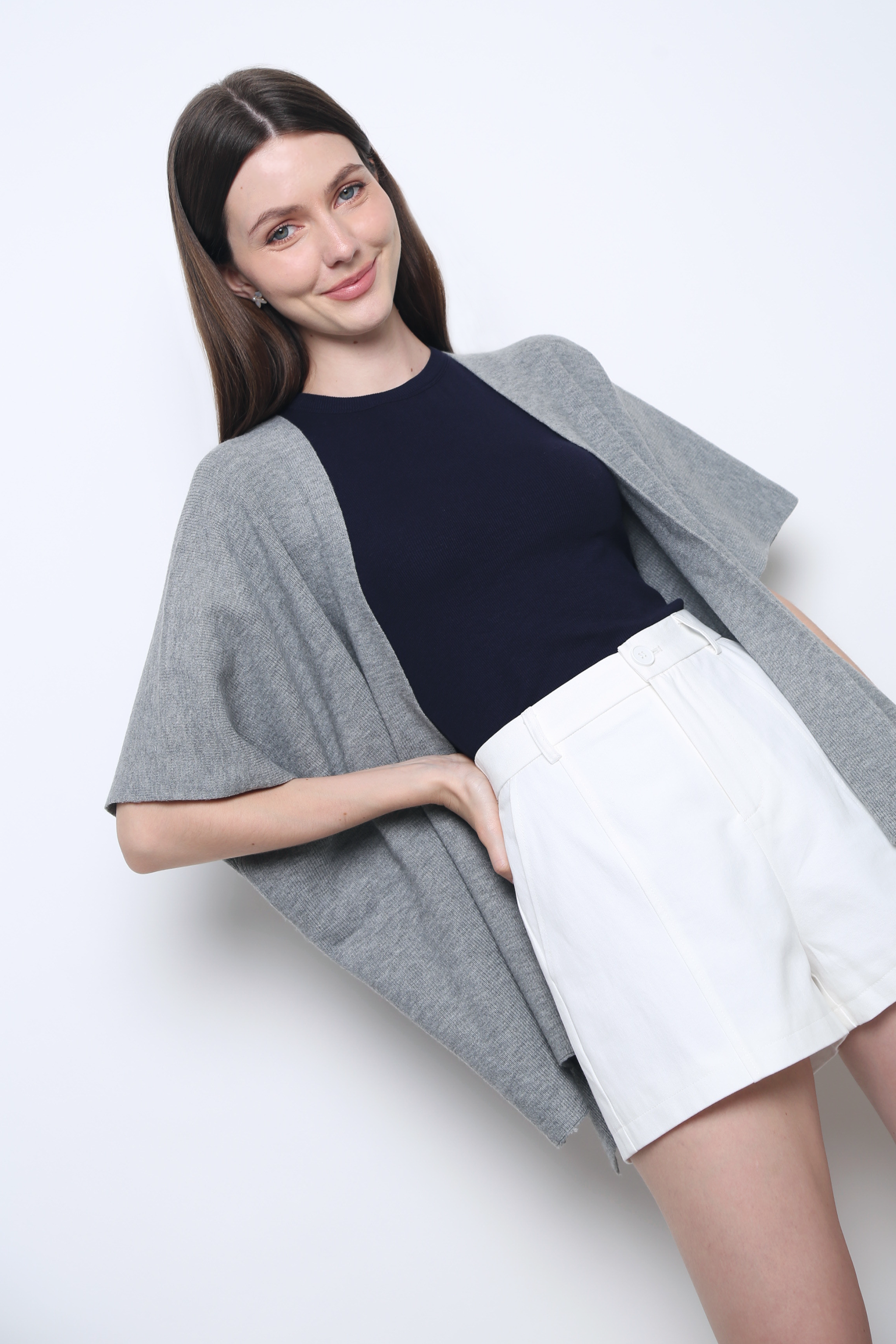 Chate Drape Cardigan Grey (Backorder)