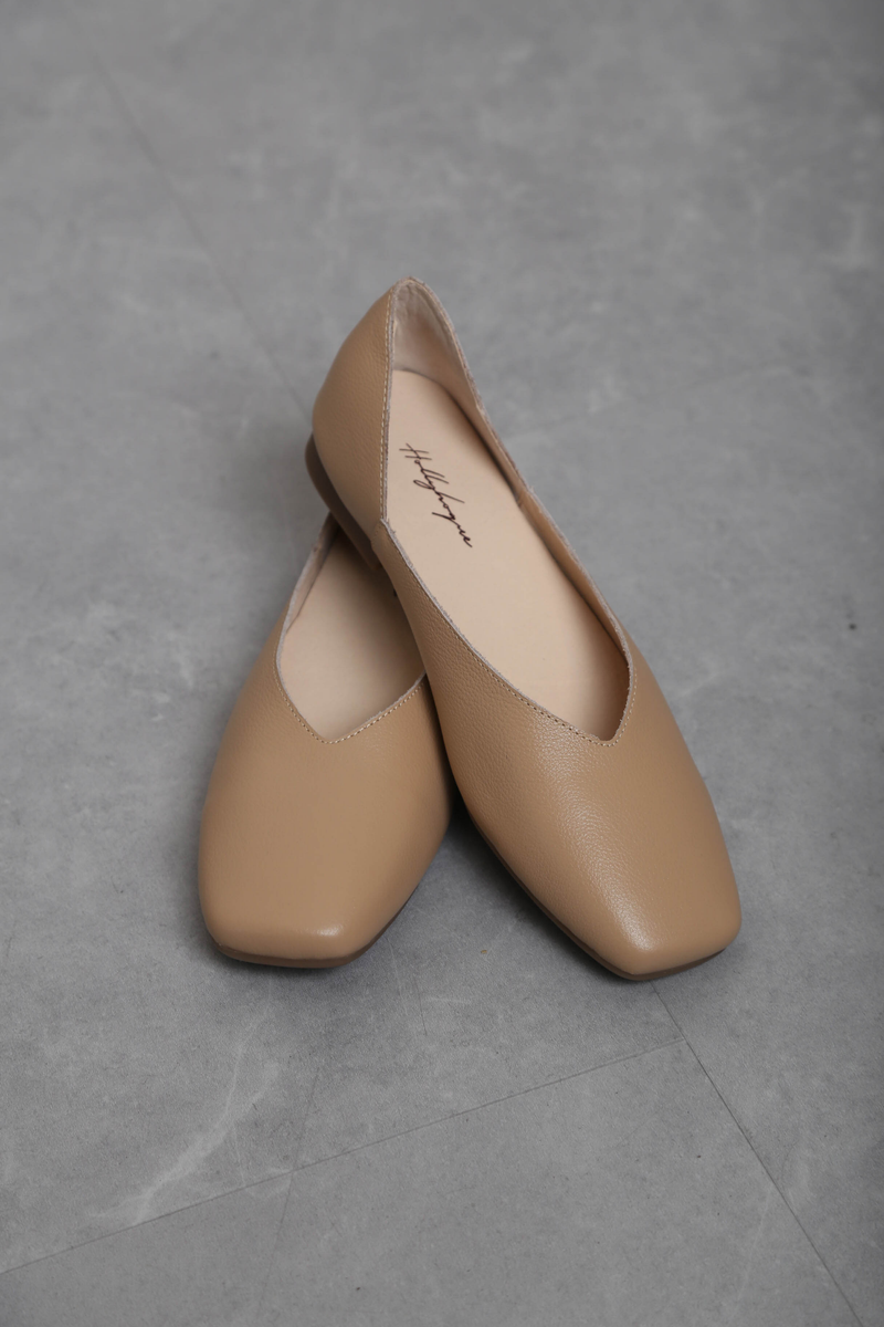 Mollie V2 Leather Shoes Nude (Backorder)