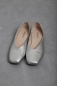 Mollie V2 Leather Shoes Silver (Backorder)