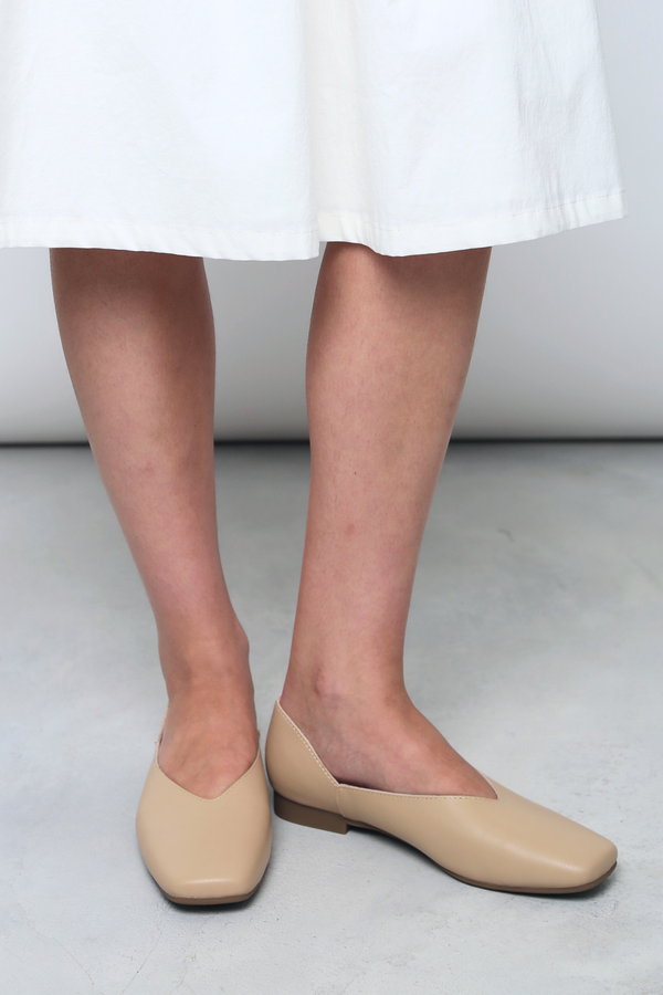 Mollie V2 Leather Shoes Light Tan (Restock)