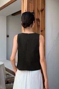 Montrose Button Top Black (Backorder)