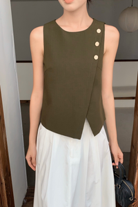 Montrose Button Top Khaki (Backorder)