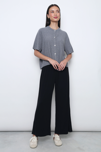 Muse Short Sleeved Knitwear Grey (Restock)