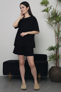 Neil Sunday Lounge Set Black