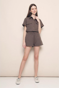 Nikolai 2-Piece Utility Set Brown