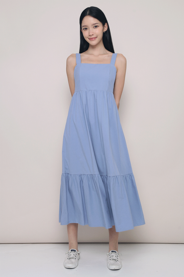 Oasis Strappy Sun Dress Blue