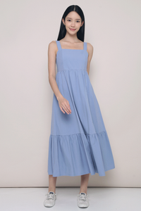 Oasis Strappy Sun Dress Blue