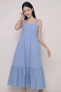 Oasis Strappy Sun Dress Blue