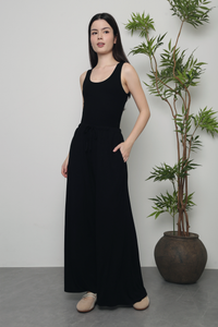 (Regular) Cloverfield Palazzo Pants Black