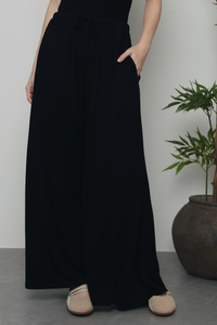 (Regular) Cloverfield Palazzo Pants Black