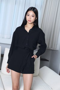 Palermo 3-piece Shirt Set Black