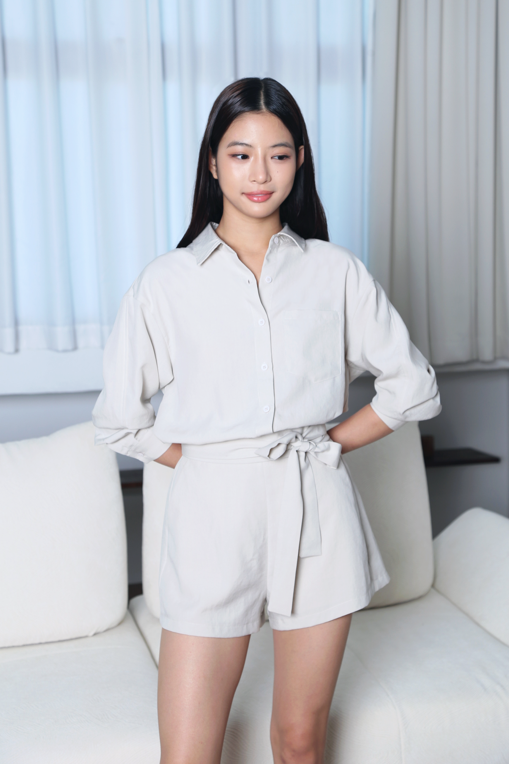 Palermo 3-piece Shirt Set Stone Grey