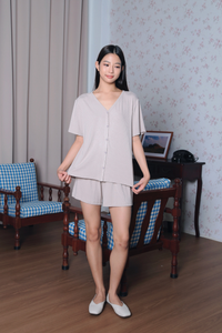 Pillow Talk 2-Piece Pajamas Set Cream