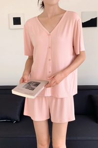 Pillow Talk 2-Piece Pajamas Set Pink