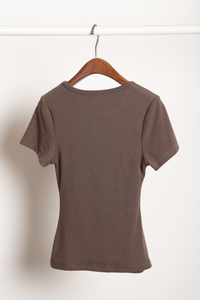Regal V2 Ruche Tee Mocha (Backorder)