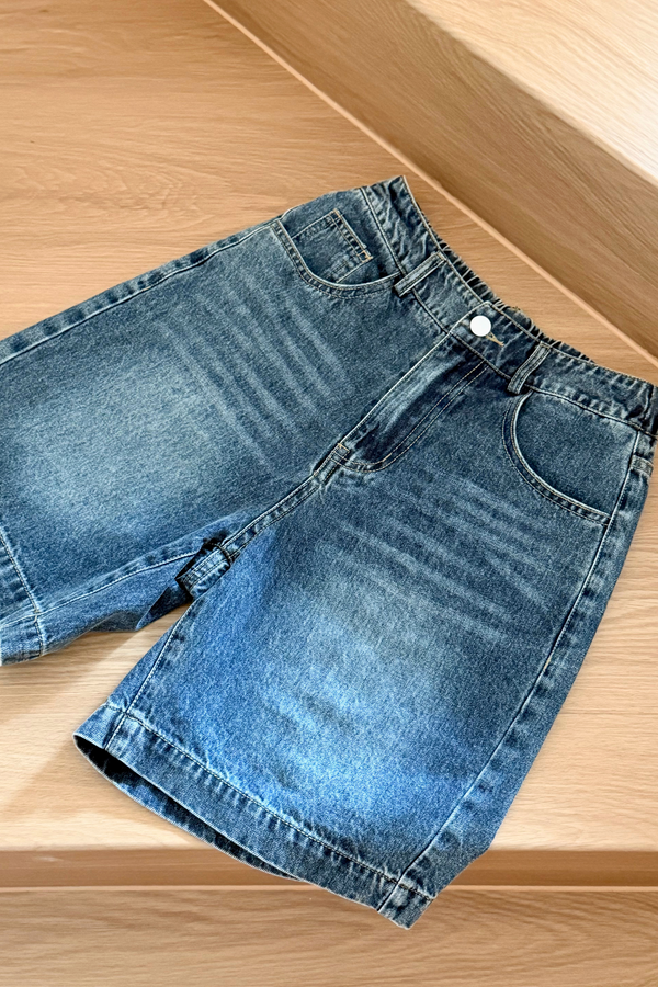 Riders Boyfriend Denim Jorts