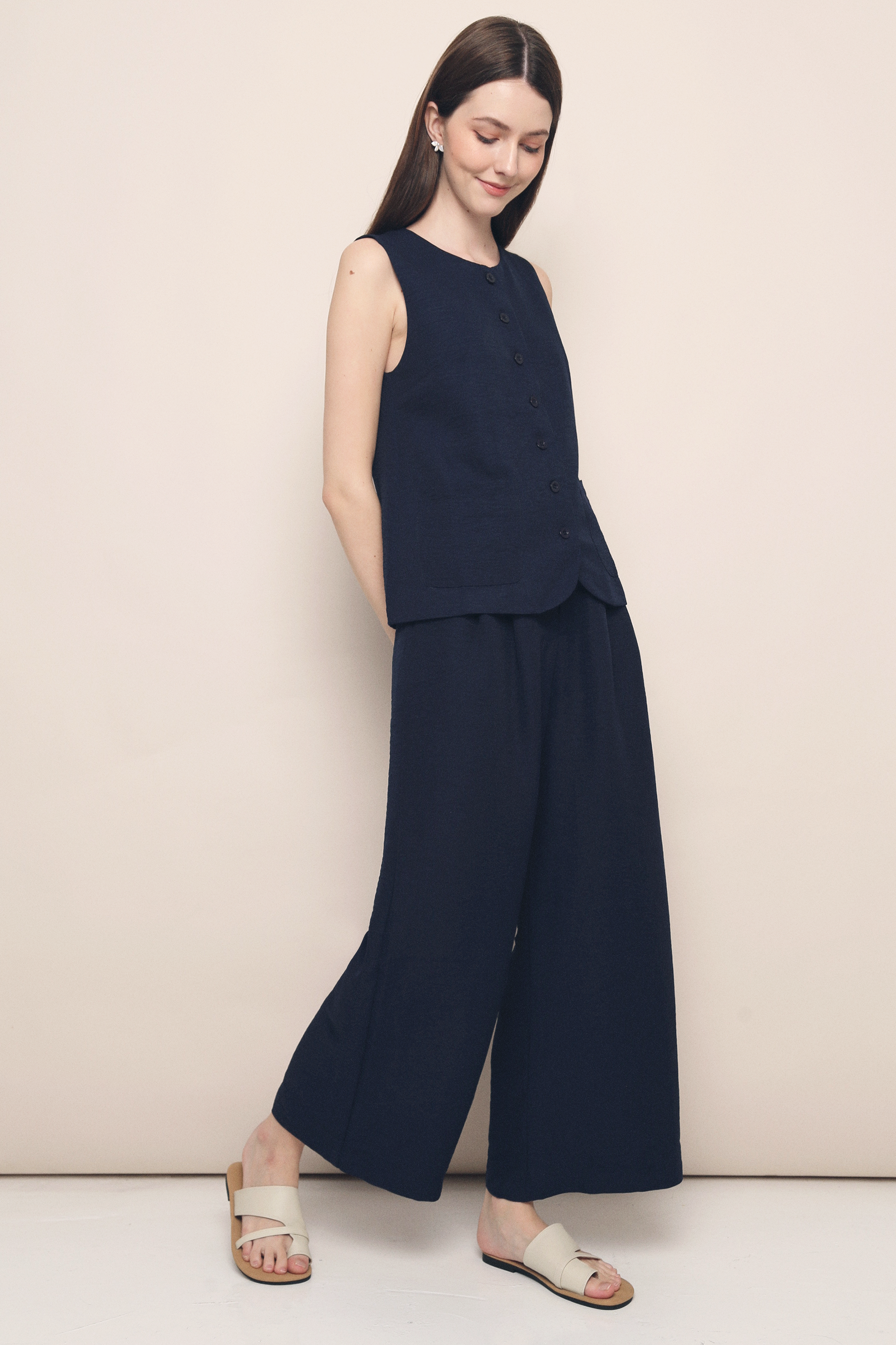 Roxie 2-Piece Smart Pants Suit Navy