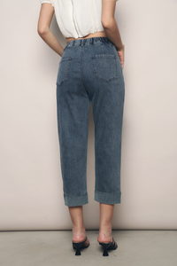 Sera Denim Cuffed Jeans (Restock)