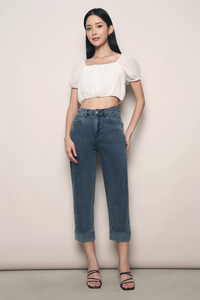 Sera Denim Cuffed Jeans (Restock)