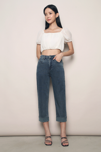 Sera Denim Cuffed Jeans (Restock)