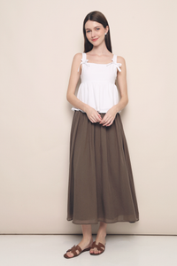 Sera Bow Top White