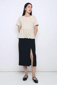 Sightseer Babydoll Top Oat