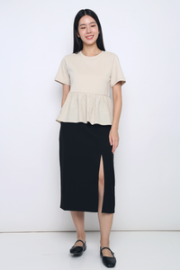 Sightseer Babydoll Top Oat