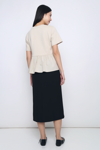 Sightseer Babydoll Top Oat