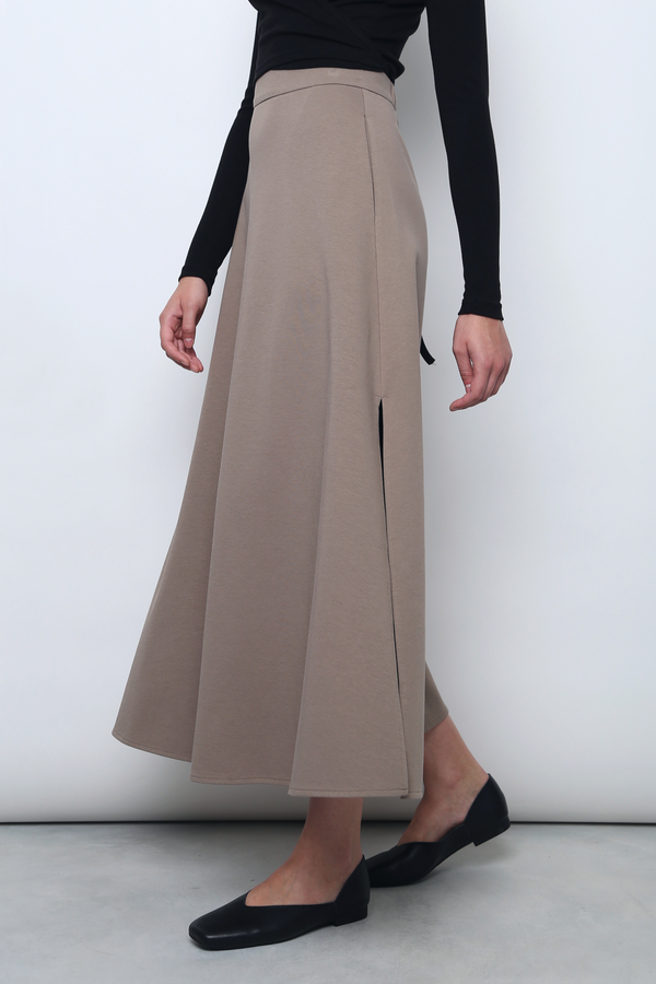 Skater Waltz Maxi Skirt Oat
