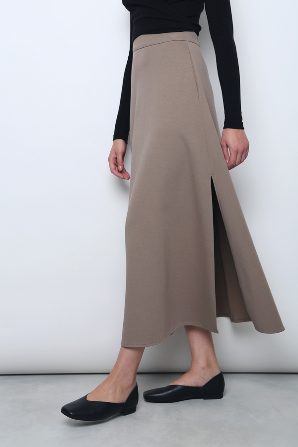 Skater Waltz Maxi Skirt Oat