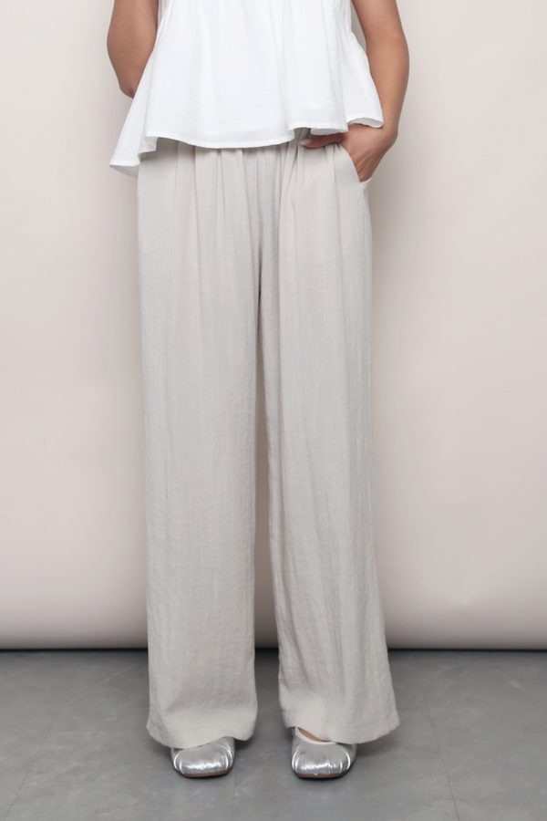 (Petite) Slow Dance Linen Pants Malt