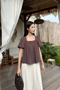 Smock About It Blouse Cocoa