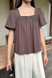 Smock About It Blouse Cocoa
