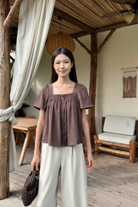 Smock About It Blouse Cocoa