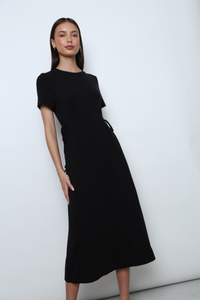 Softline Jersey Midaxi Dress Black