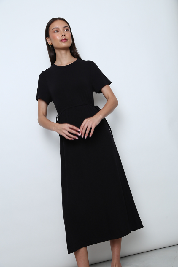 Softline Jersey Midaxi Dress Black