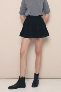 Soleil Tiered Skorts Black (Backorder)