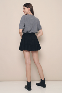 Soleil Tiered Skorts Black (Backorder)